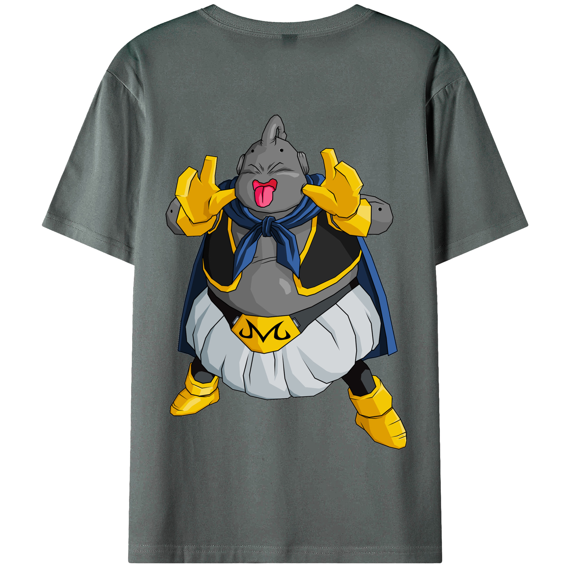 （画像用） ドラゴンボール 魔人ブウ DRAGON BALL Majin Buu 綿100％半袖Tシャツ（背面プリント）